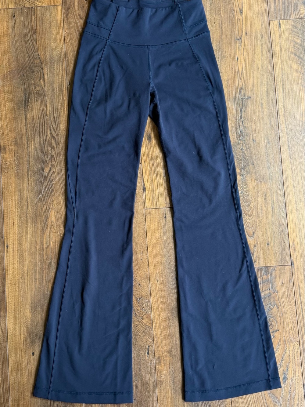 lululemon athletica Navy Flare Boot-Cut Yoga Pants